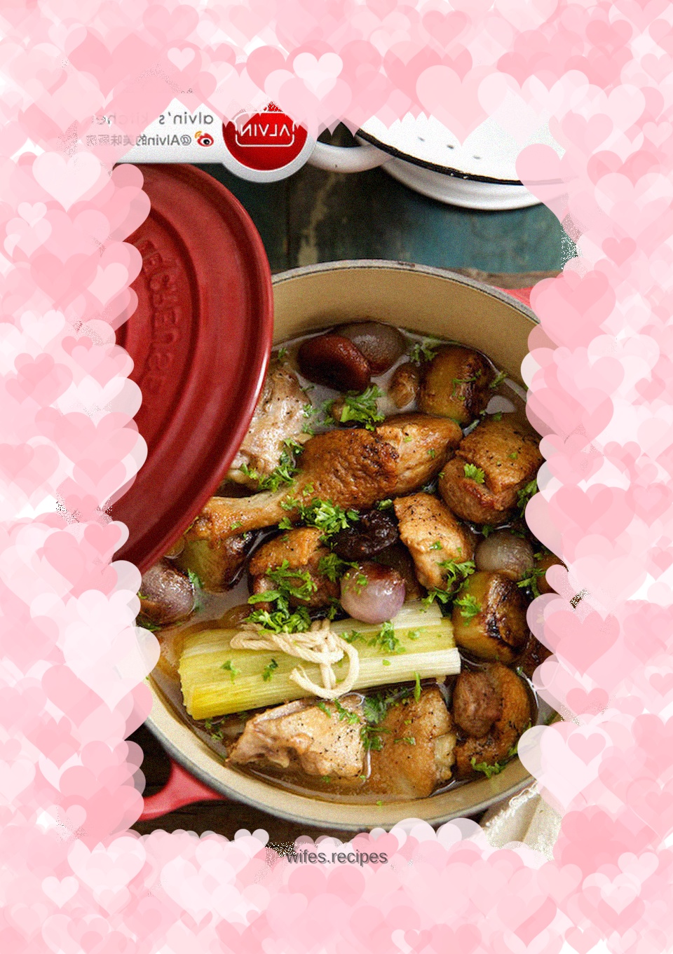 Sweet apricot and radish stewed duck