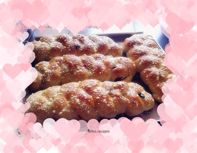 Soufflé black braid bun (liquid type)