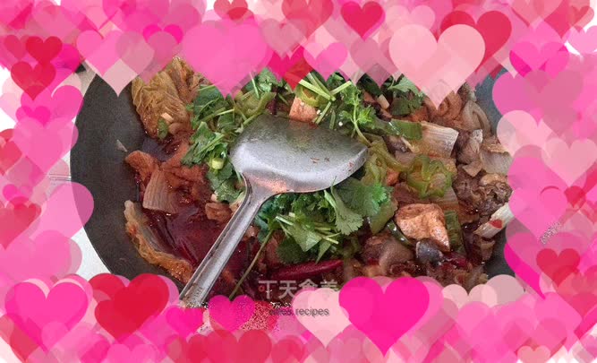 Homemade beef hotpot