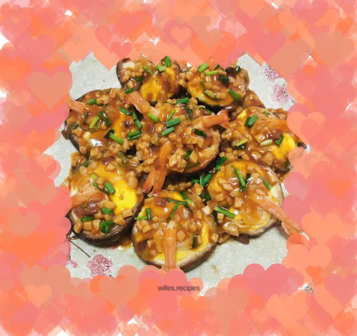 Mushroom and Shrimp Pulled Eggs