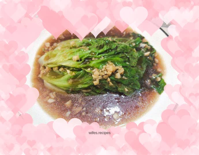 Garlic oyster sauce lettuce