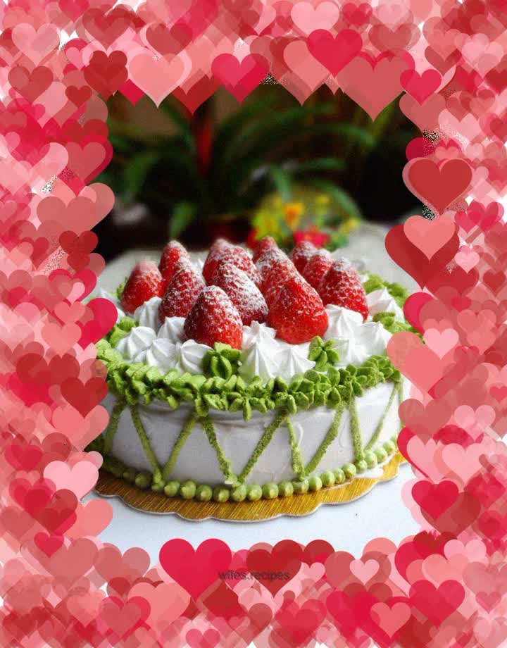 Strawberry Cream Cake