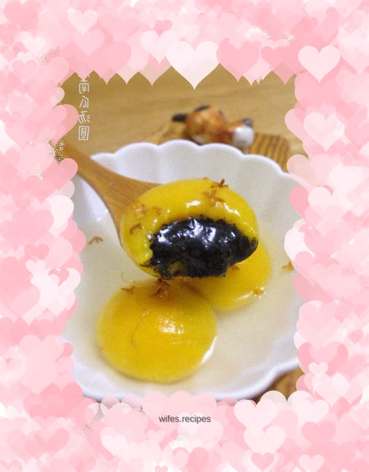 【Ningbo】Lard pumpkin glutinous rice balls