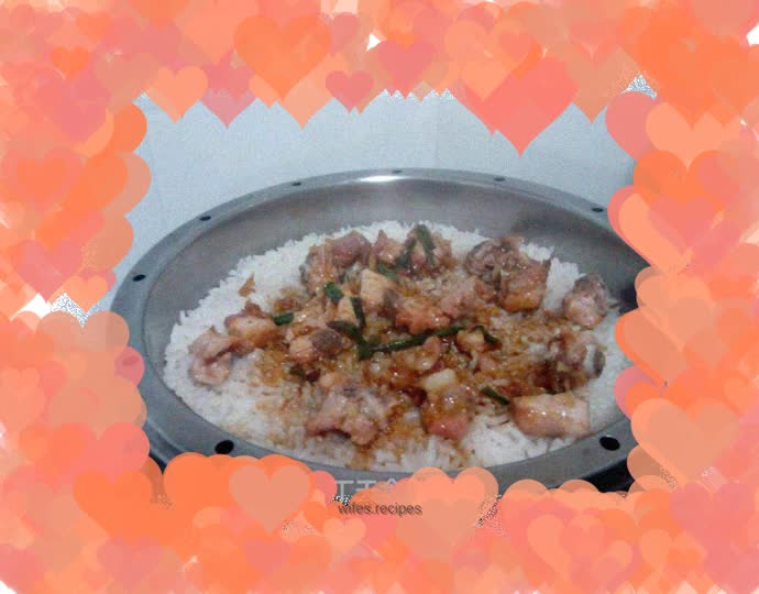 Steamed Rice with Pork Ribs