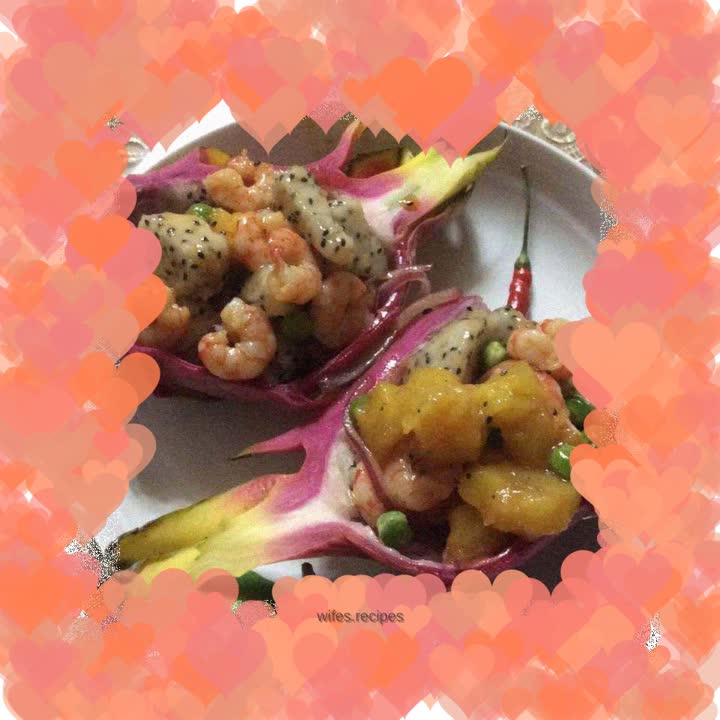 Thai Dragon Fruit and Shrimp Balls