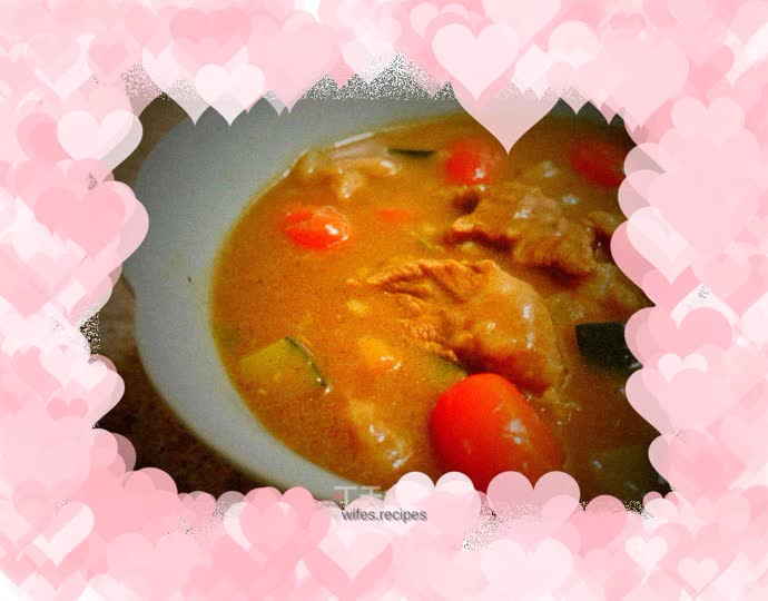 Lazy man's simple beef curry