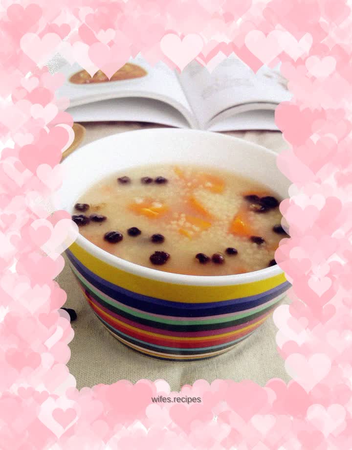 Wolfberry, Millet and Carrot Porridge