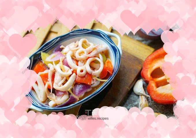 Chili Squid with Sauce