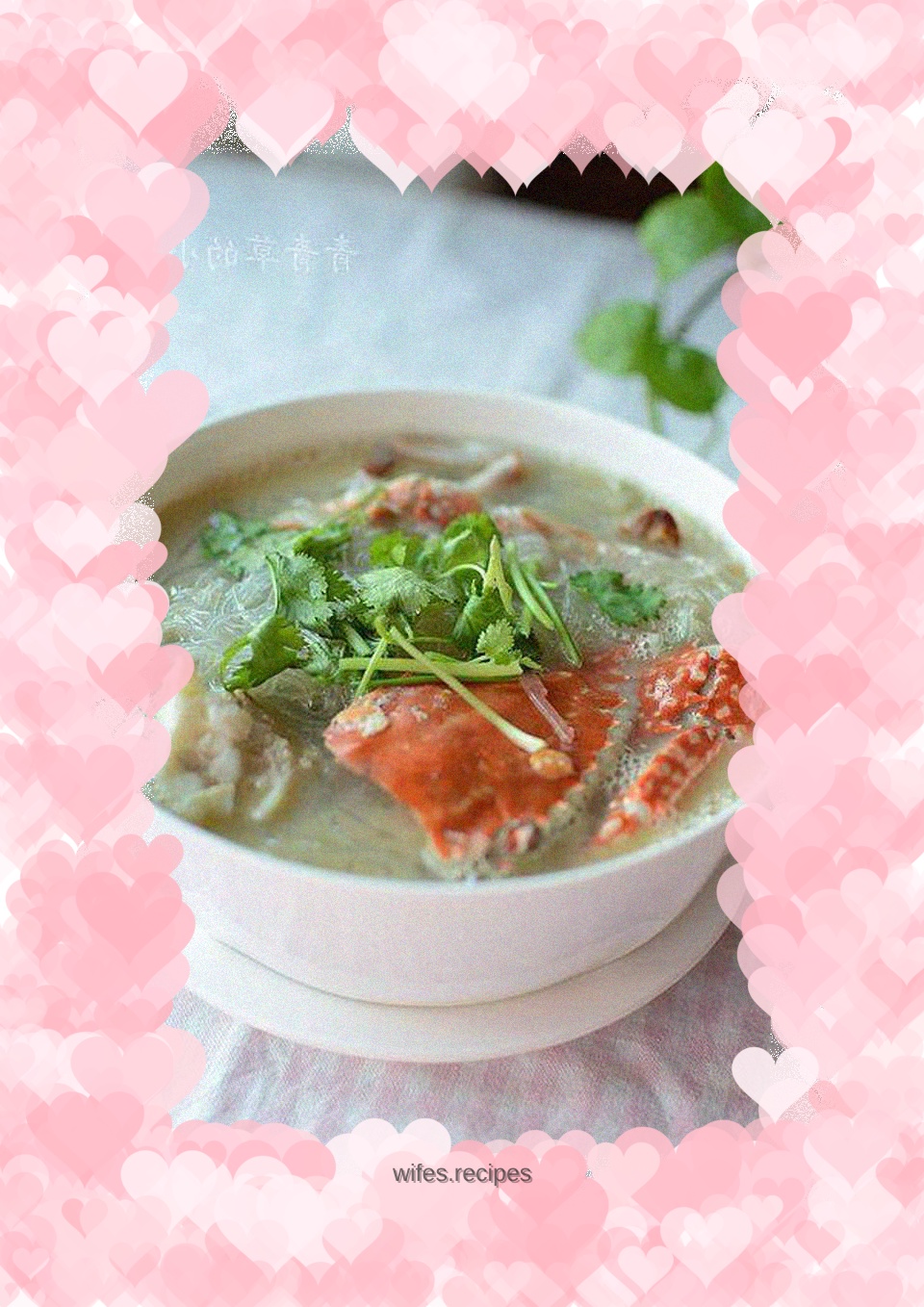 Flower crab boiled vermicelli