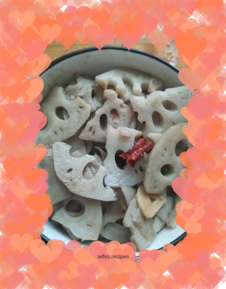 Hot and sour lotus root slices