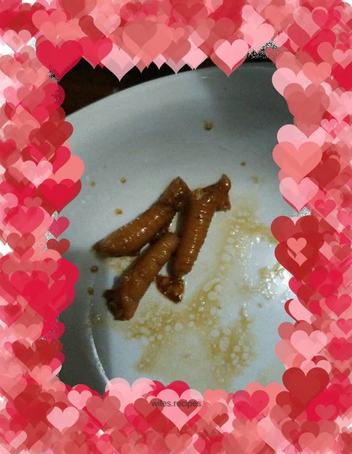 Braised chicken feet