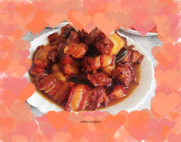 Pressure cooker version of braised pork