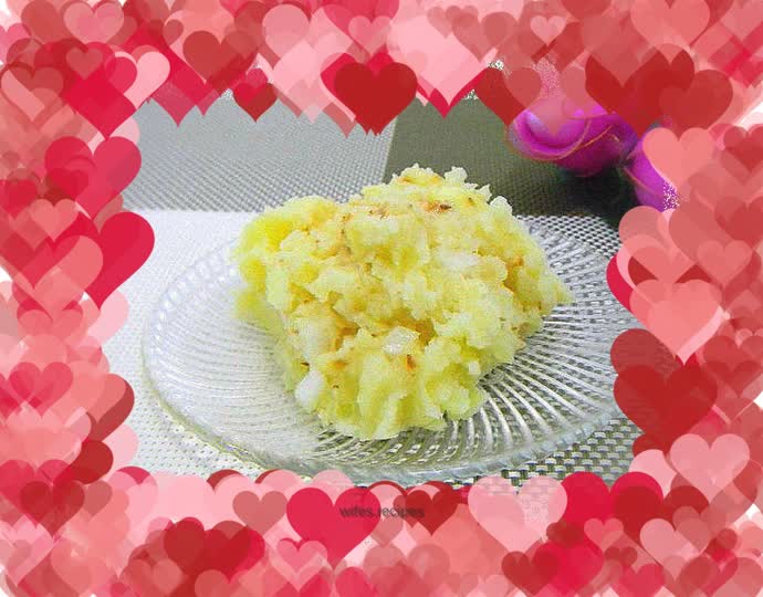 Salad mashed potatoes