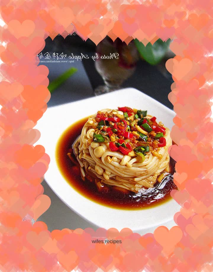 A quick and refreshing dish in ten minutes - Stir-fried Enoki Mushrooms