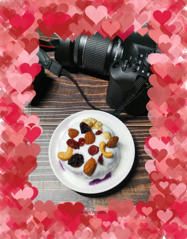 Yogurt and Purple Sweet Potato