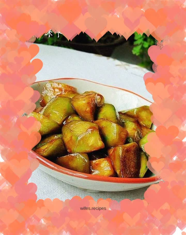 Fermented bean curd and luffa