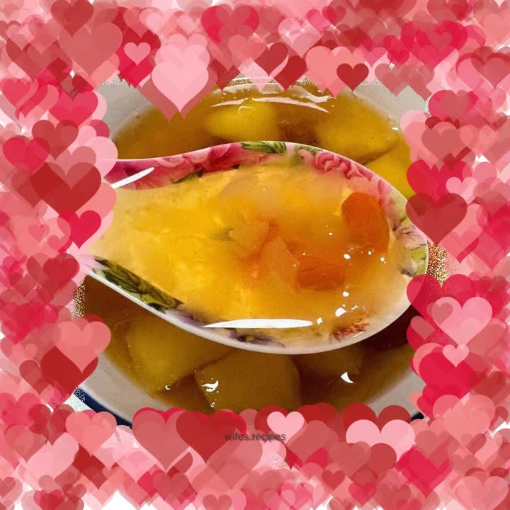 Tremella, red dates, apple sugar water