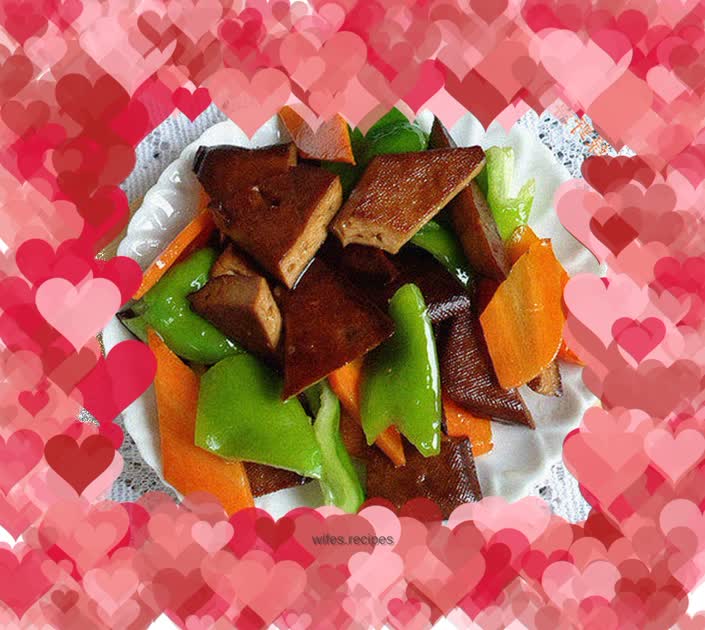 Vegetarian stir-fried dried fragrant vegetables