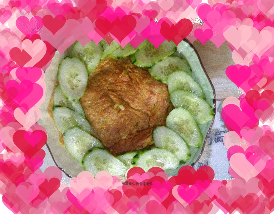 Cucumber omelette