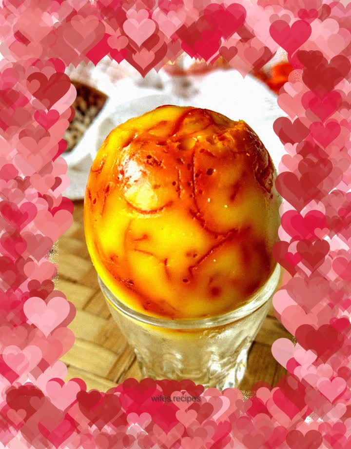 Saffron egg that warms the palace and dispels cold