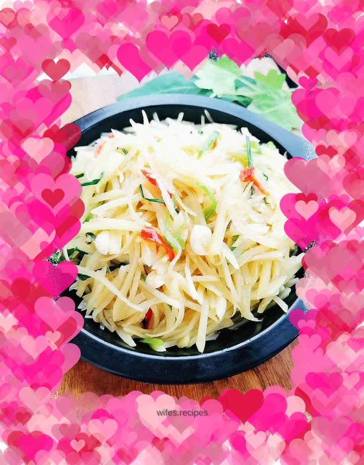 Hot and sour potato shreds