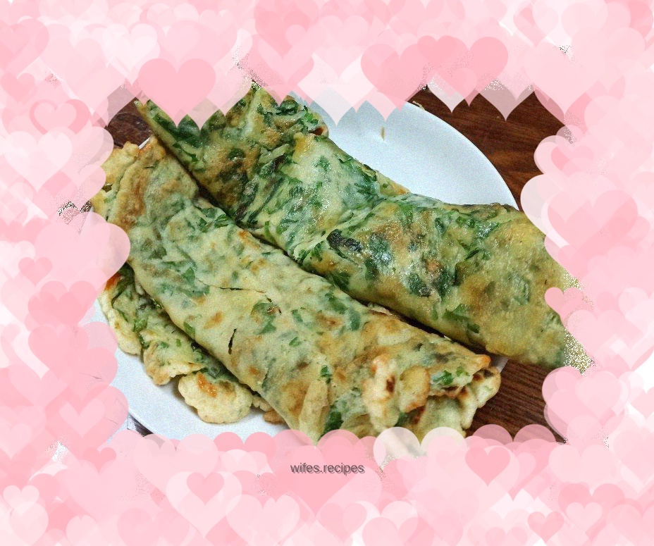 Celery Leaf Omelette