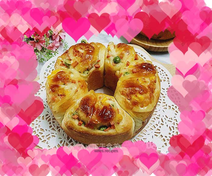 Mixed Vegetables, Ham and Cheese Rolls