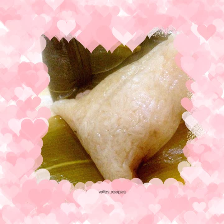 Dried Bamboo Shoots and Big Meat Zongzi