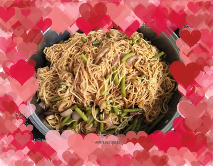 Homemade braised noodles