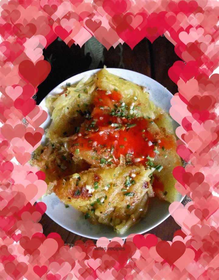 Potato shredded cake