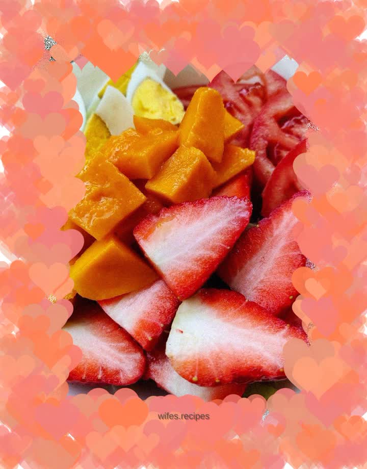 Fruit and vegetable salad