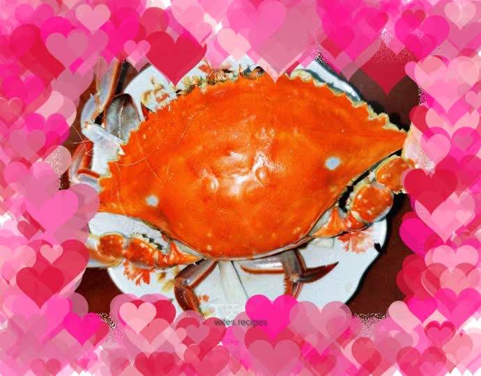 Steamed crab