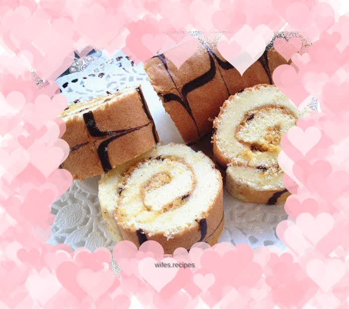 Gorgeous Chiba Pattern Cake Roll