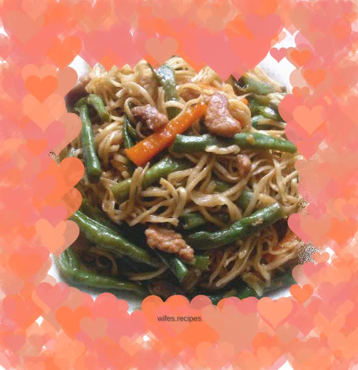 Homemade braised noodles