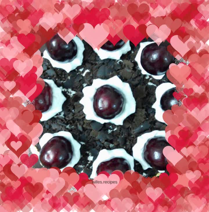 8 inch black forest cake