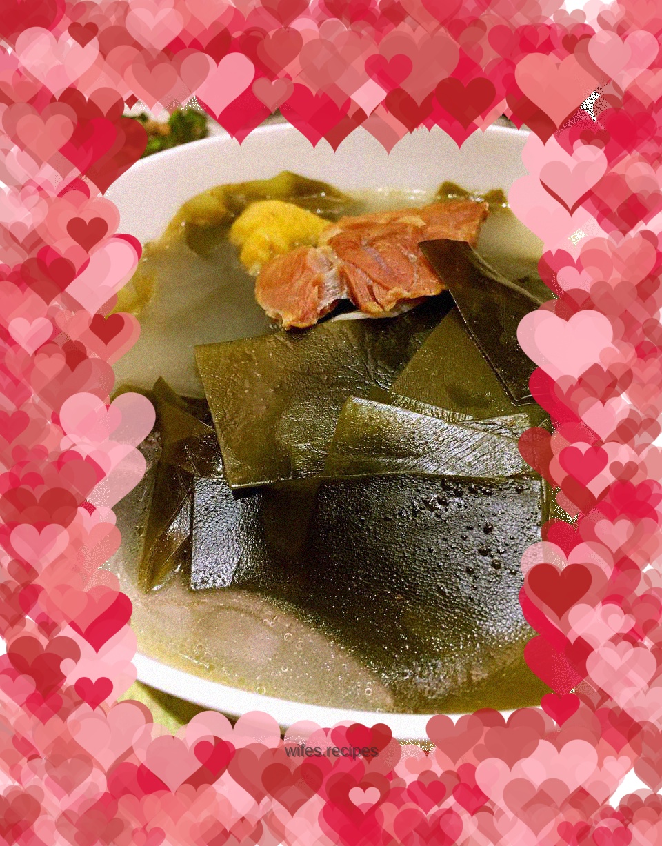 Ham and seaweed stew