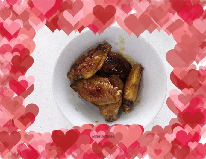 Super simple sauce chicken wings