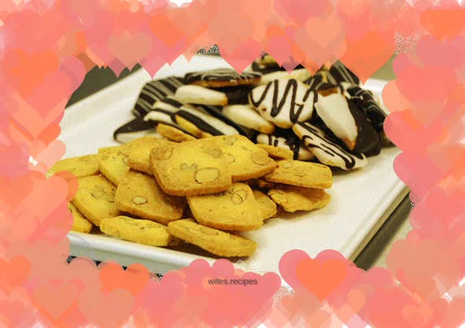 Chocolate nut biscuits (hard snacks)