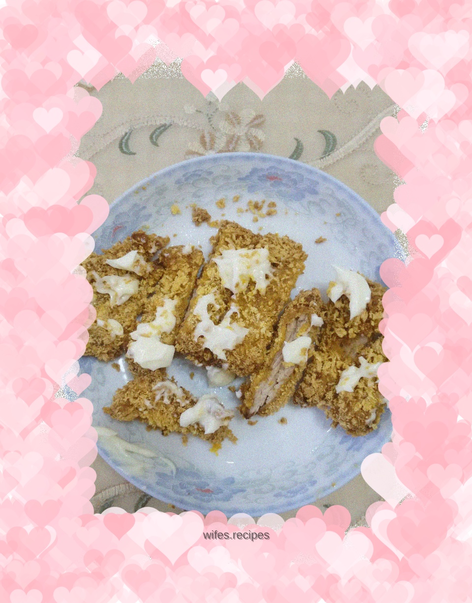 Crispy Pork Chops with Salad Flavor