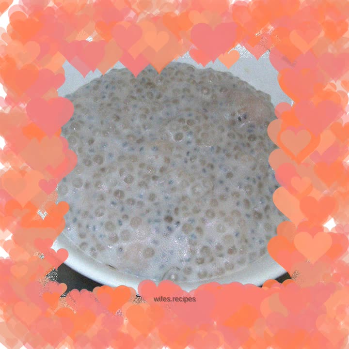 Coconut milk taro sago (cake)