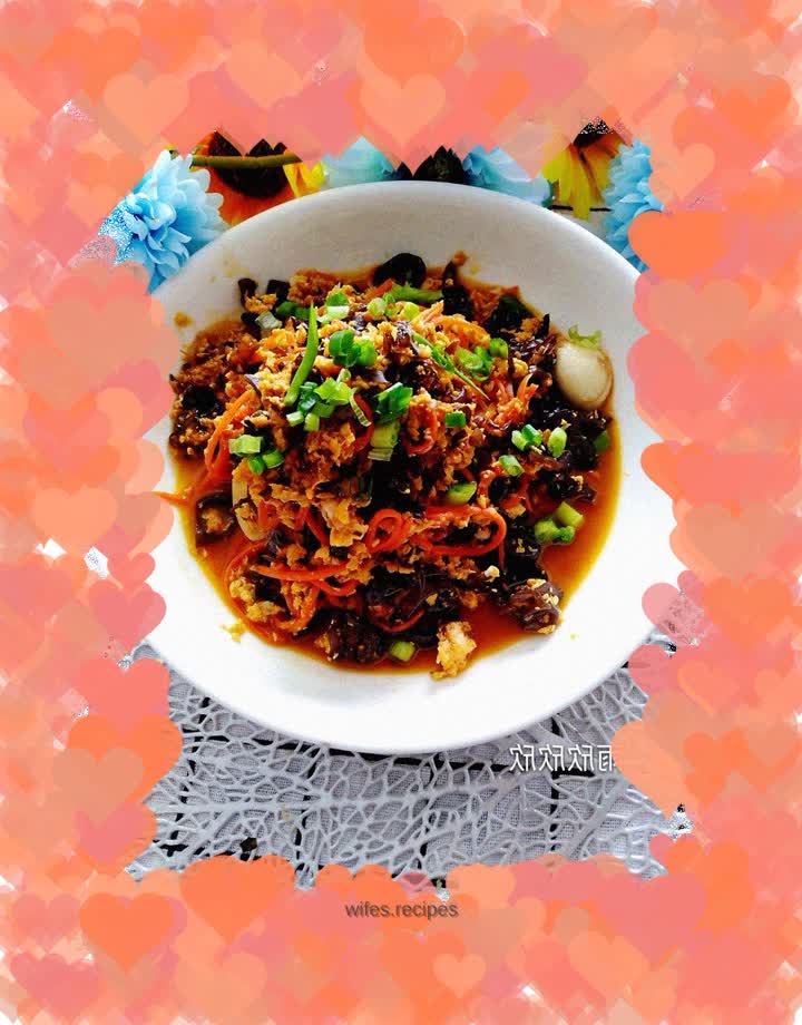 Fish-flavored scrambled eggs