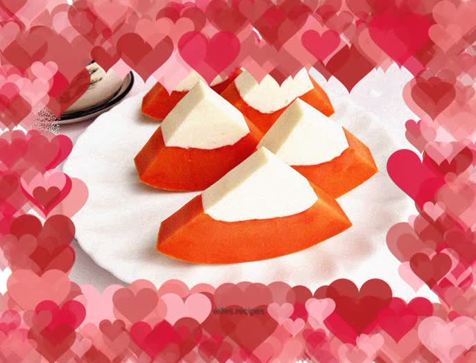 Papaya custard