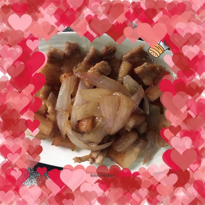 Grilled pork belly slices