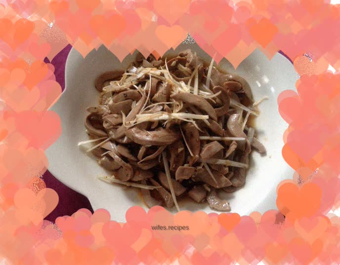 Hot and sour kidney slices