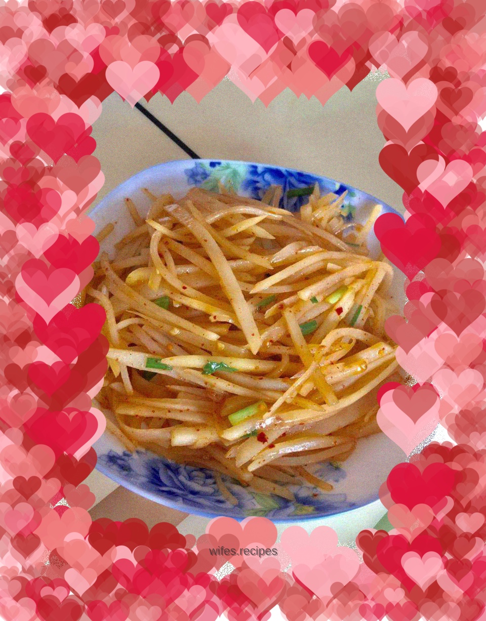 Hot and sour potato shreds