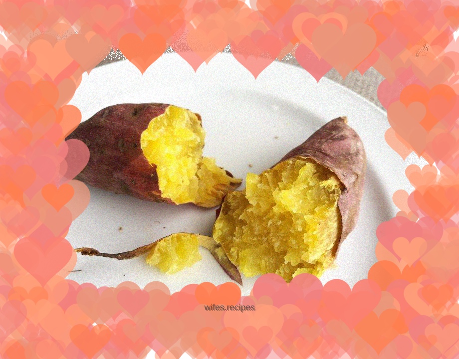 Roasted sweet potatoes