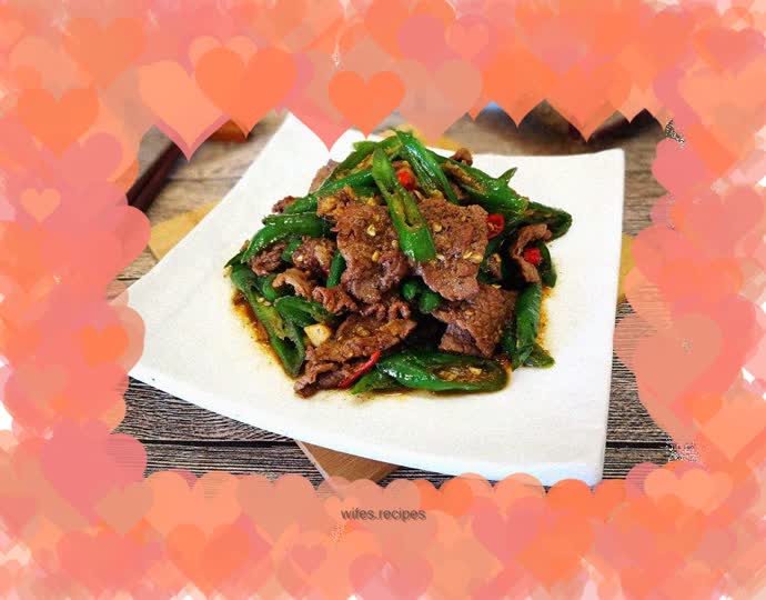 Stir-fried beef