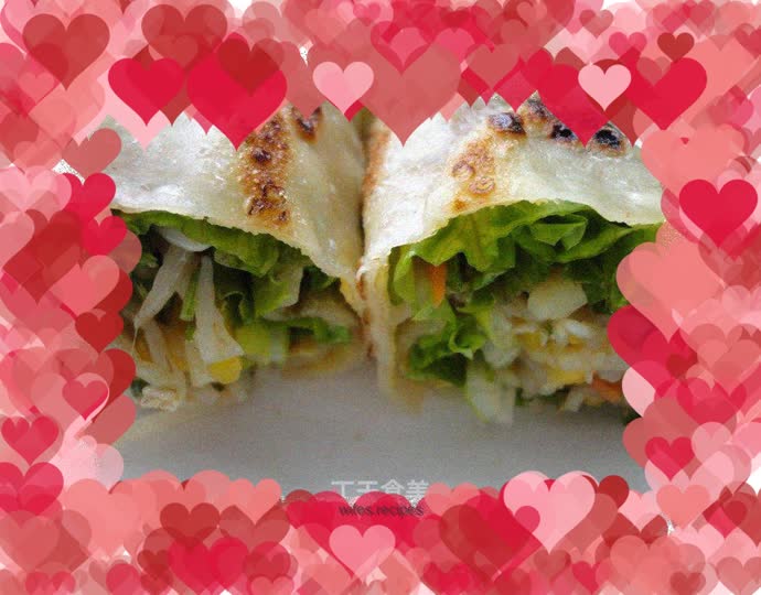 Egg-filled vegetable rolls (original and beautiful)