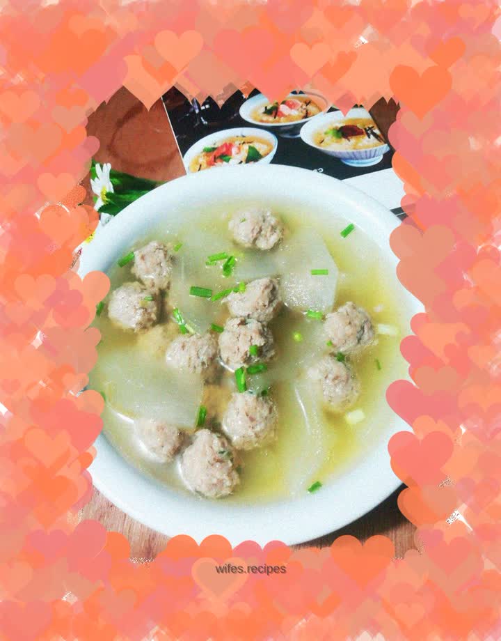 Winter Melon and Meatball Soup