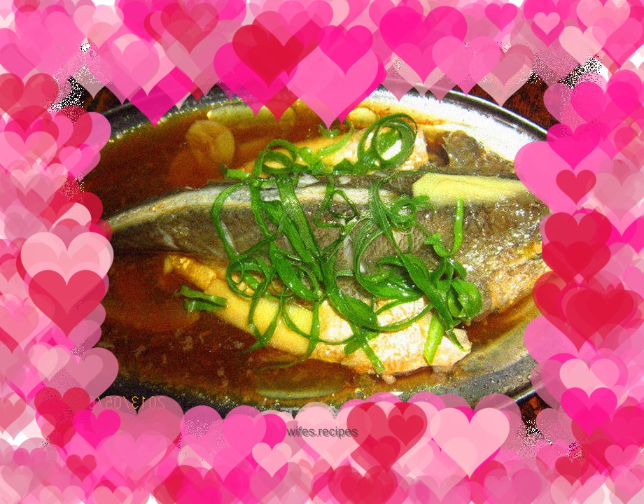 Steamed yellow croaker